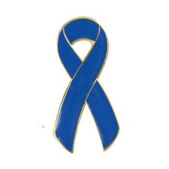 Blue Ribbon Enamel Pin