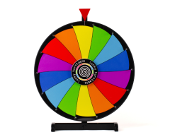 Stort bord lykkehjul med whiteboard effekt