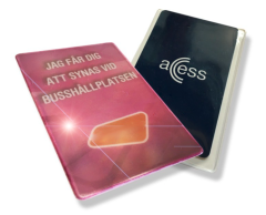 Reflective Bus Pass Holder