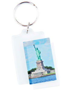 Rectangular Acrylic Keychain 31 x 50.5mm