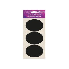 Oval Chalkboard Surface Labels