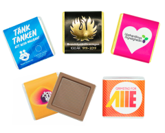Custom-Printed Chocolate Squares