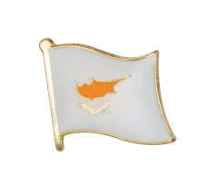 Cyprus Flag Enamel Pin