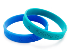 Debossed Silicone Wristbands