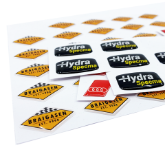 Dome Epoxy 3D Stickers
