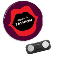 Badge Components with Double Magnet