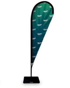 Teardrop Beach Flag - Budget