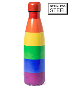 790 ml Pride rainbow stainless steel water bottle