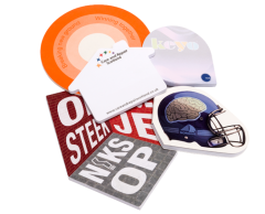 Custom-shaped sticky note pad, max 100 * 100 mm