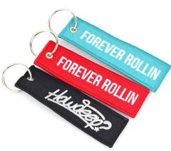 Embroidered Keyrings - With Your Own Design - Jettags