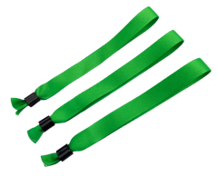 Plain Event Wristbands 15mm - Green