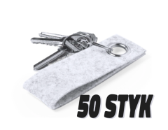 50 felt keychains with your own design
