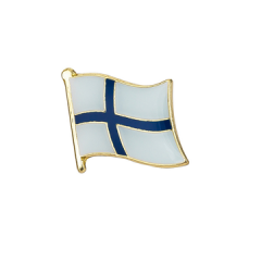 Finnish Flag Enamel Pin
