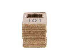 Wooden Wardrobe Tags - With Print