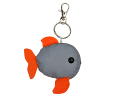 Orange Fish Reflector Soft Toy Without Logo