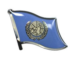 UN Flag Enamel Pin