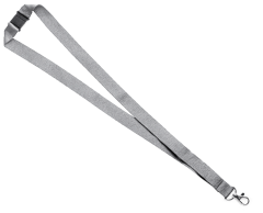 Grey lanyards without print 20mm