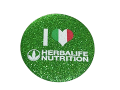 Herbalife glitter badge