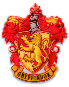 Gryffindor Crest Fabric Badge, Harry Potter