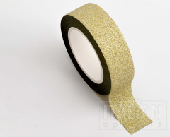 Gold Glitter Washi Tape 15mm x 10m