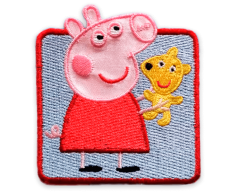 Peppa Pig Fabric Badge for Kids