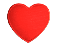 Red Heart Iron-On Patch
