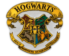 Hogwarts Crest Iron-On Patch