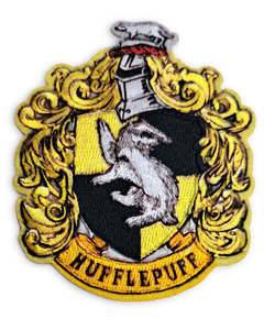 Hufflepuff Crest Fabric Badge, Harry Potter