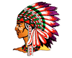 Native American Chief Iron-On Patch