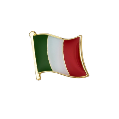 Italian Flag Enamel Pin