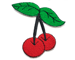 Cherry Rockabilly Iron-On Patch