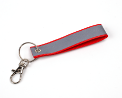 Red Reflective Keyring without logo