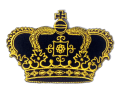 Royal Crown Iron-on Patch for Clothing
