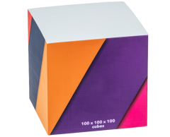 Cube post-it memo notepads 100 * 100 * 100 mm