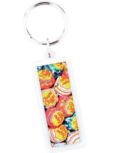 Rectangular Acrylic Keychain 25 x 62.5mm