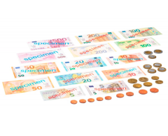 Play Money Euro Bills and Coins