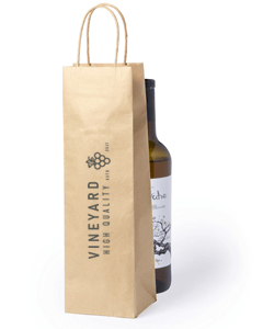 Kraft wine paper bag