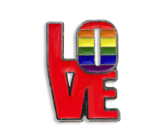 Love LGBT Rainbow Enamel Pin