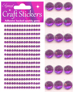 Magenta Rhinestones 4mm, 240 pcs. Self-Adhesive
