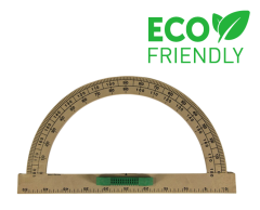 180° Magnetic Angle Measurer, 50cm - Sustainable RE-Wood from Badgeland