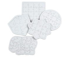 Paint your own puzzle - Pack of 10 pcs