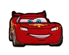 Lightning McQueen Iron-On Patch from Disney's Cars