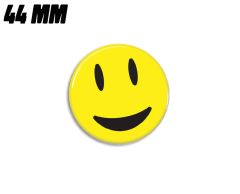 Yellow very happy smiley magnet 44 mm