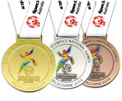 Medals with Inlaid Enamel Colors
