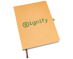 Eco notebook with soft cover, A4