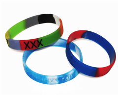 Mixed Colors Debossed Logo/Text