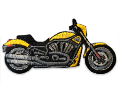 Motorcycle Biker Iron-On Patch for Clothing