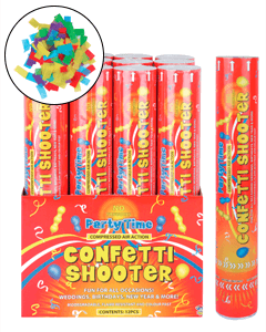 Multi-Colored Confetti Cannon 30cm (Eco-Friendly Confetti)