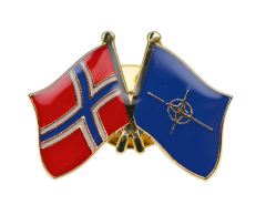 Norway - NATO friendship-pin (crossed flags)