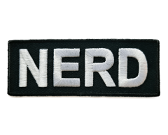 Nerd Fabric Patch for Clothing, Embrace Your Inner Geek